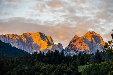 Mountain hike through the beautiful Bavarian Alps just outside Garmisch-Partnernkirchen up to the Zugspitze - Bavaria - Germany