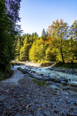Mountain hike through the beautiful Bavarian Alps just outside Garmisch-Partnernkirchen up to the Zugspitze - Bavaria - Germany