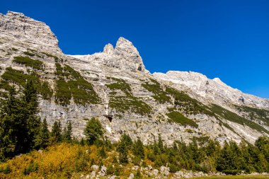 Mountain hike through the beautiful Bavarian Alps just outside Garmisch-Partnernkirchen up to the Zugspitze - Bavaria - Germany