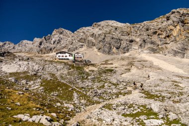 Mountain hike through the beautiful Bavarian Alps just outside Garmisch-Partnernkirchen up to the Zugspitze - Bavaria - Germany