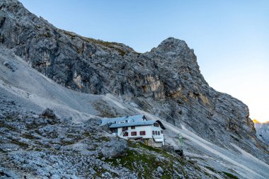 Mountain hike through the beautiful Bavarian Alps just outside Garmisch-Partnernkirchen up to the Zugspitze - Bavaria - Germany