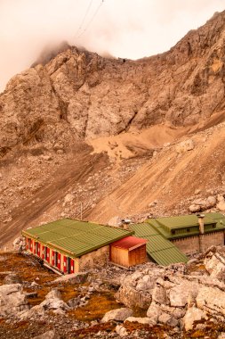 Mountain hike through the beautiful Bavarian Alps just outside Garmisch-Partnernkirchen up to the Zugspitze - Bavaria - Germany
