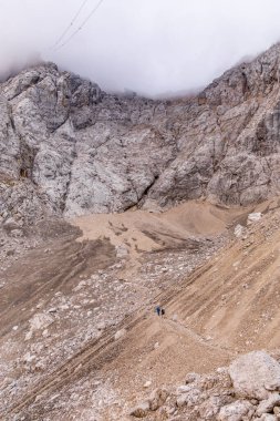 Mountain hike through the beautiful Bavarian Alps just outside Garmisch-Partnernkirchen up to the Zugspitze - Bavaria - Germany