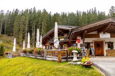 Mountain hike through the beautiful Bavarian Alps just outside Garmisch-Partnernkirchen up to the Zugspitze - Bavaria - Germany