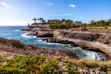 Yaz sonlarında Tenerife 'nin Kanarya Adası' nda Costa Adeje - İspanya tatil beldesinde 