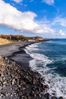 Yaz sonlarında Tenerife 'nin Kanarya Adası' nda Costa Adeje - İspanya tatil beldesinde 