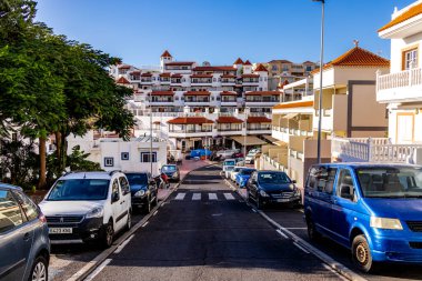 Yaz sonlarında Tenerife 'nin Kanarya Adası' nda Costa Adeje - İspanya tatil beldesinde 