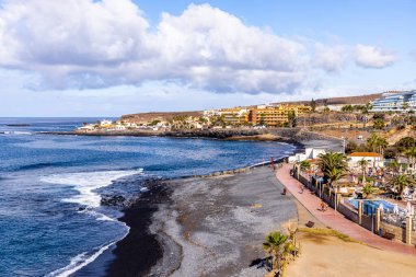 Yaz sonlarında Tenerife 'nin Kanarya Adası' nda Costa Adeje - İspanya tatil beldesinde 