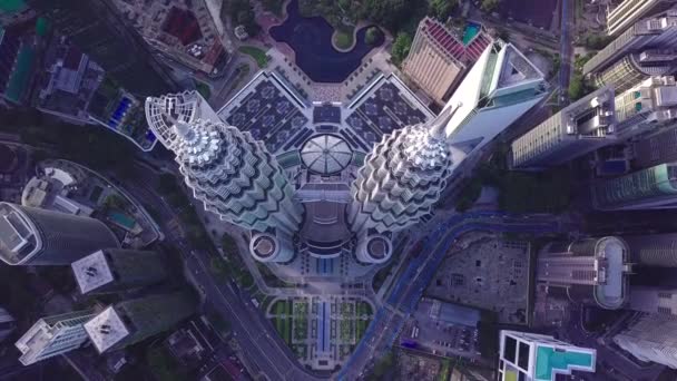 Kuala Lumpur Malaysia Maj 2021 Widok Powietrza Nowoczesny Unikalny Budynek — Wideo stockowe