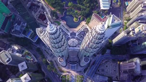 Kuala Lumpur Malásia Maio 2021 Vista Aérea Edifício Único Moderno — Vídeo de Stock