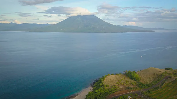 Vista Aérea Gunung Ile Boleng Adonara Flores Indonesia — Foto de Stock