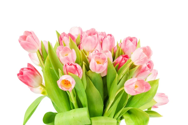 Bouquet of pink tulips — Stock Photo, Image