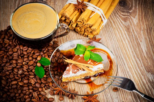 Coffee and cake — Stock Photo, Image