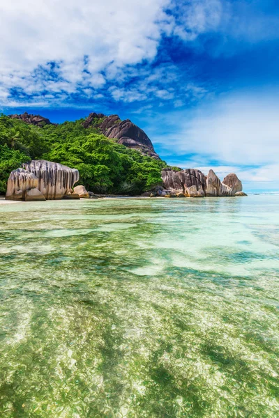 Пляж Сейшельских островов — стоковое фото