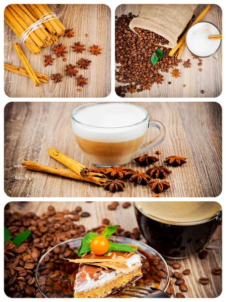 Coffee theme set — Stock Photo, Image