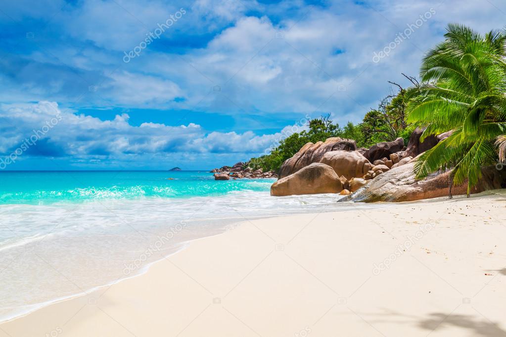 The Seychelles Tropical beach