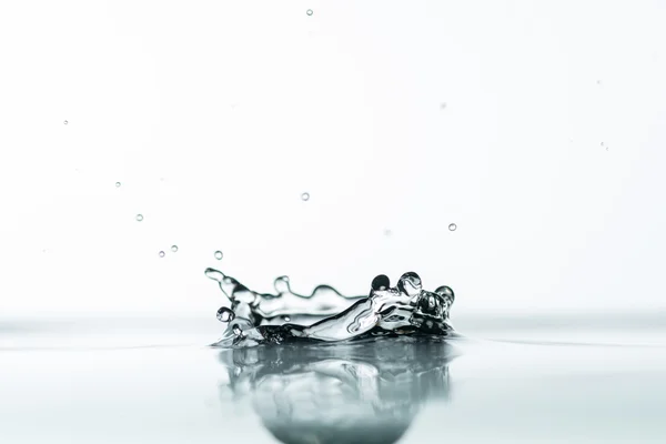 Água fundo respingo — Fotografia de Stock
