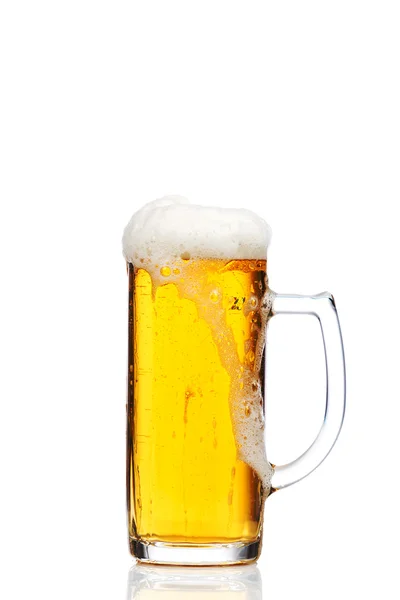 Glass of beer isolated — Stock Photo, Image