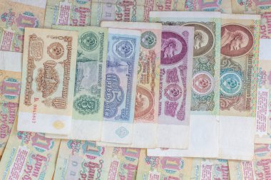 renkli eski dünya kağıt para arka plan