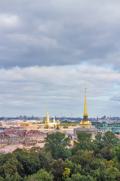 Veduta panoramica aerea di San Pietroburgo — Foto Stock