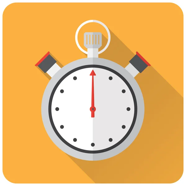 Stopwatch Diseño plano — Vector de stock