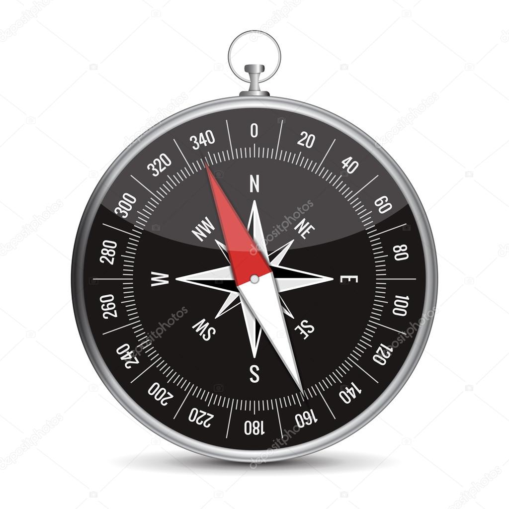 Compass as realistic icon