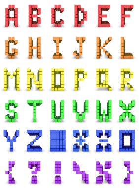 Alfabe gurur tasarım