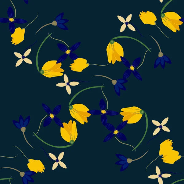 Светлый цветочный фон в векторе. Красочная весенняя натуральная обложка, печать, для паутины — стоковый вектор
