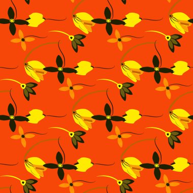 Işık çiçek arka planda vektör. Renkli bahar doğal kapak, web için yazdırma