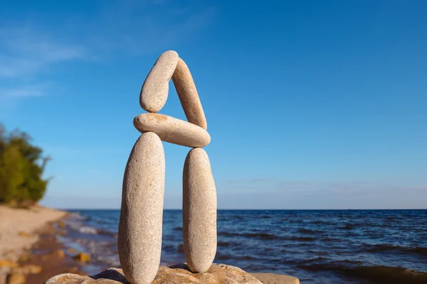 Perfect balance of pebbles — Stock Photo, Image