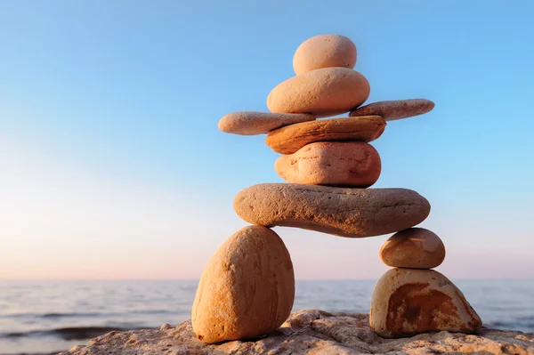 Symbolic figurine of stones — Stock Photo, Image