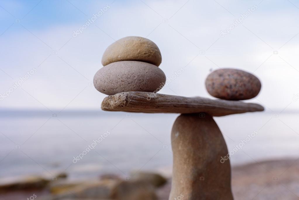 Black Zen Stones In Shallow Water Stock Photo - Download Image Now -  Zen-like, Balance, Stone - Object - iStock