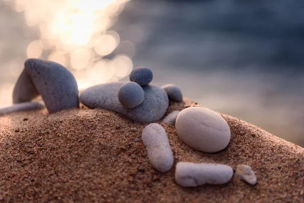 Figurina na praia — Fotografia de Stock