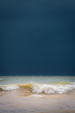 Splash dalgalar deniz 
