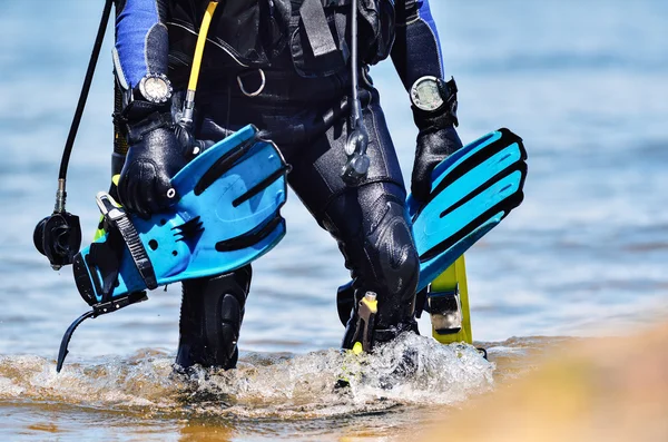 Después del buceo Imagen De Stock