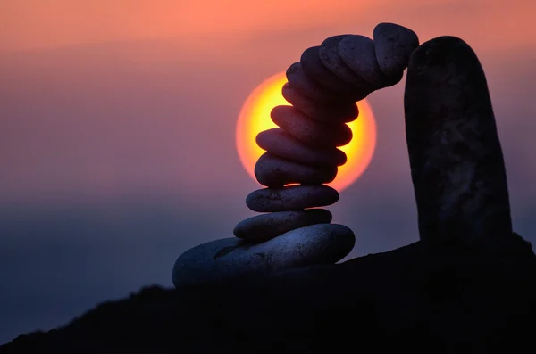 Arch of pebbles — Stock Photo, Image