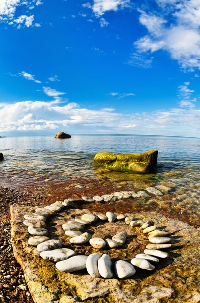 Číselná řada do spirály — Stock fotografie