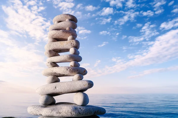 Stones on sky background — Stock Photo, Image