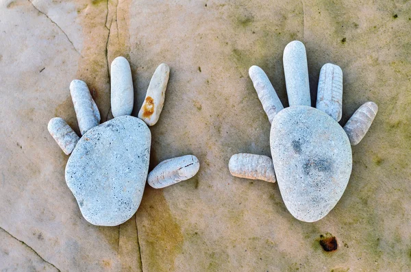 Stone palms — Stock Photo, Image