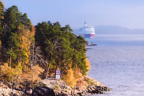 Fiordo y crucero del mar sueco —  Fotos de Stock