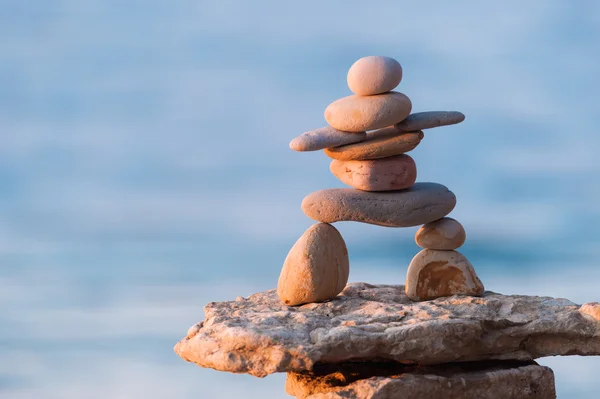 Figurinha de Inukshuk de pedras — Fotografia de Stock