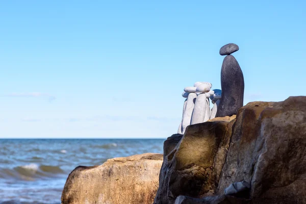 海岸の石は — ストック写真