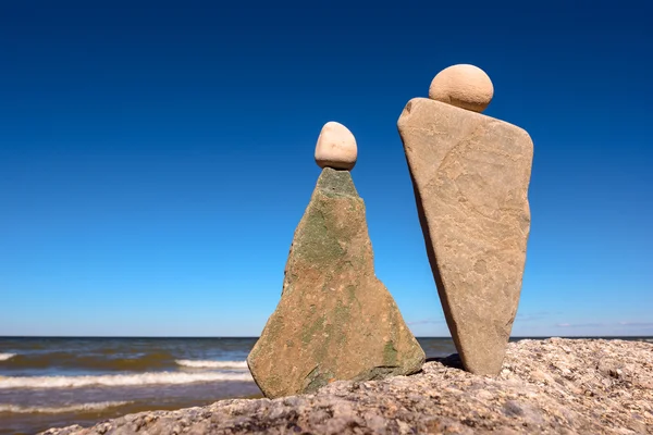 Symbolic man and woman — Stock Photo, Image