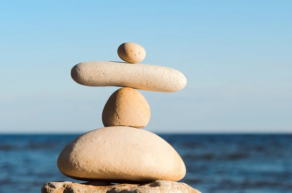 Piedras sobre fondo marino — Foto de Stock