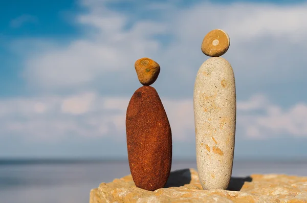 Kırmızı ve beyaz taşlar