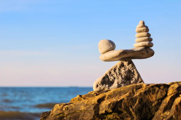 Zen Steine im Gleichgewicht — Stockfoto