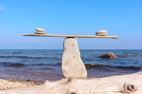 Pebbles in balance — Stock Photo, Image