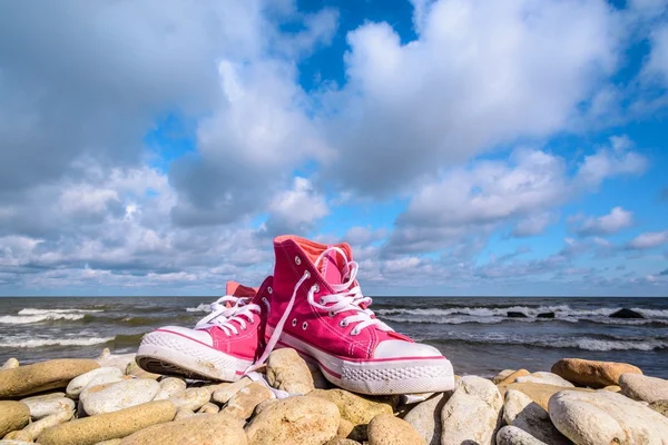 Zapato running rosa — Foto de Stock