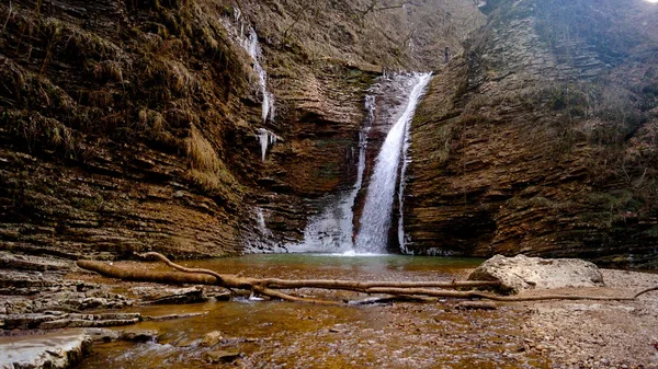 Waterfall maiden scythe — Stock Image Waterfall maiden scythe Stock Picture