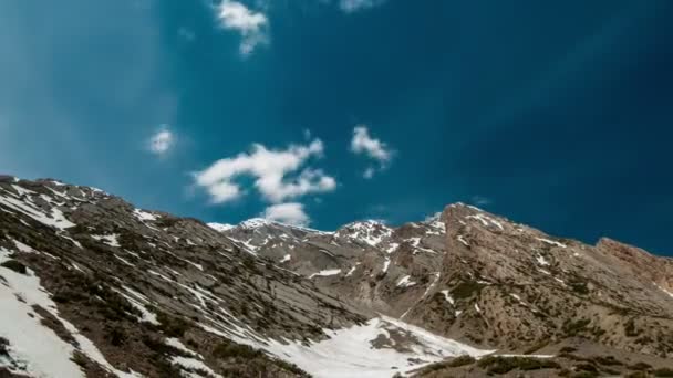 Clouds Over The Mountain — Stock Video